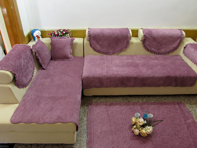 Déco canapé d'angle