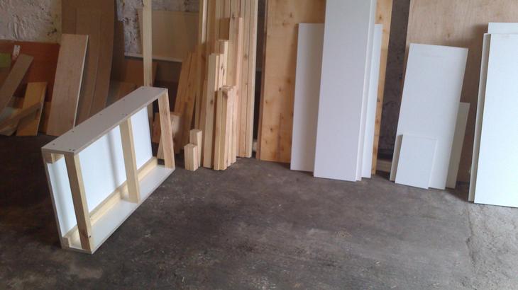 Préparation de l'accoudoir