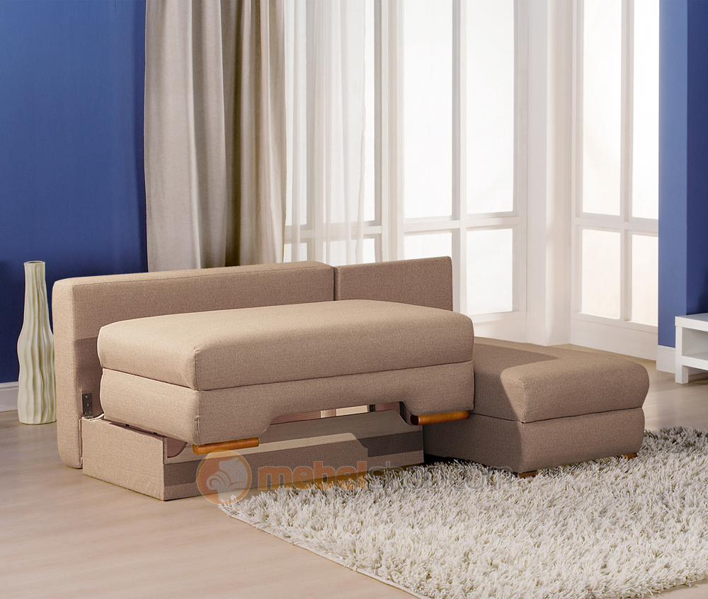 Canapé d'angle en teck