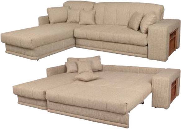 Canapé d'angle accordéon