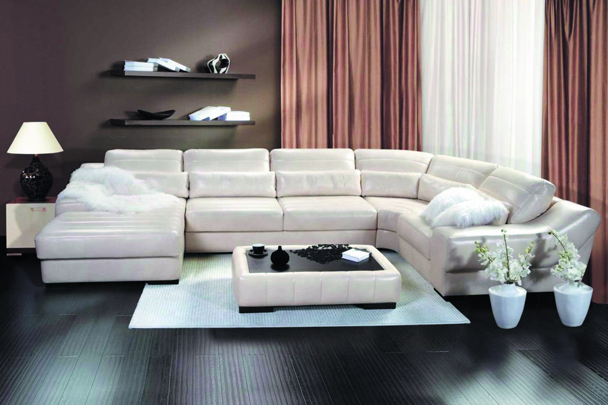 Canapé d'angle en U