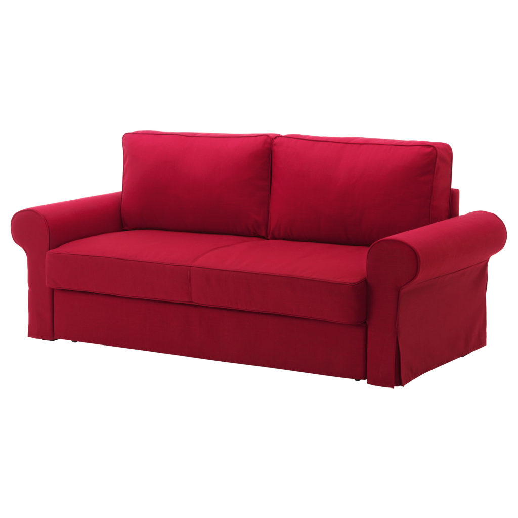 Canapé-lit rouge