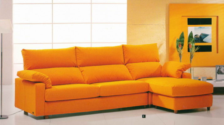 Canapé orange
