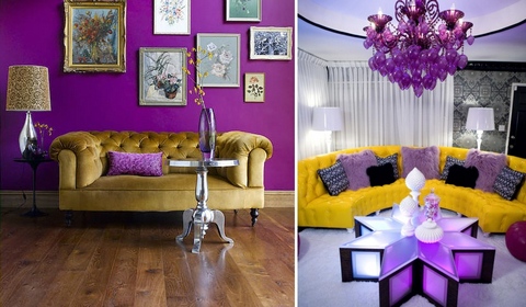 Comment utiliser un canapé jaune à l'intérieur du salon