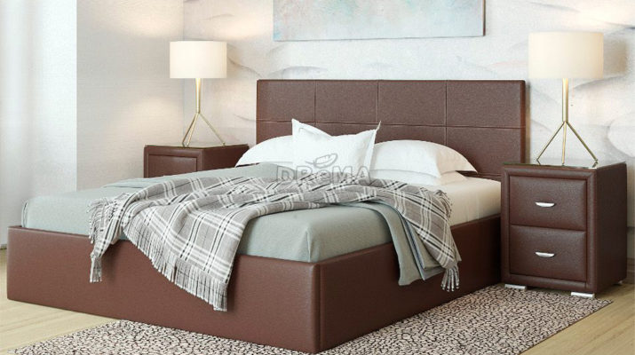 Lit avec mécanisme de levage