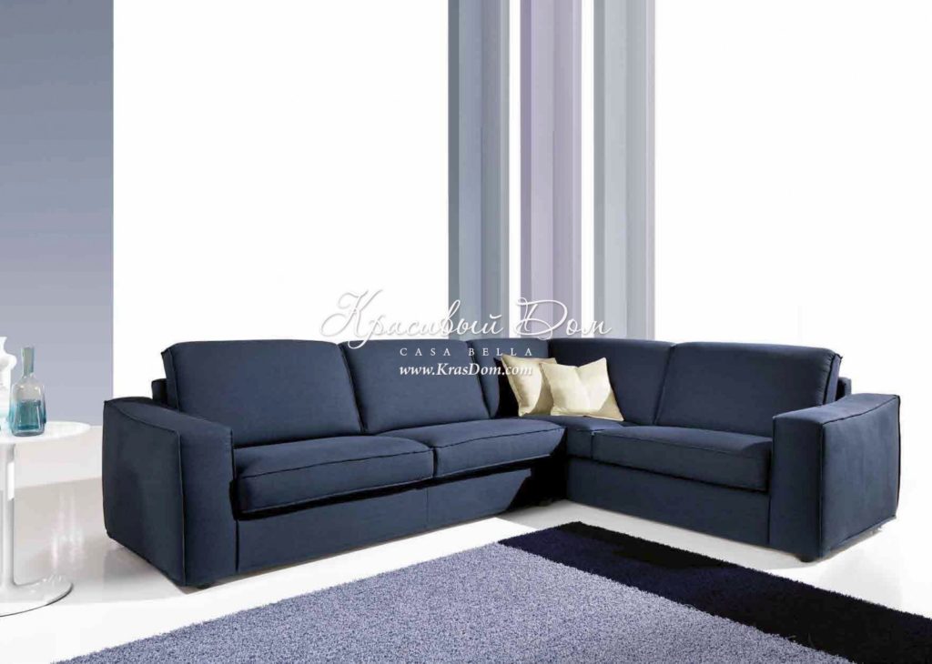 Canapé sombre modulable pour le salon