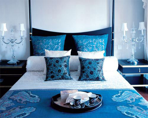 Règles pour choisir un lit bleu moderne