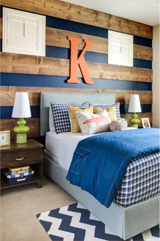 Un exemple d'utilisation d'un lit bleu