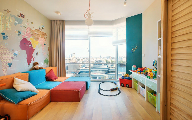 Un exemple de beau canapé orange moderne