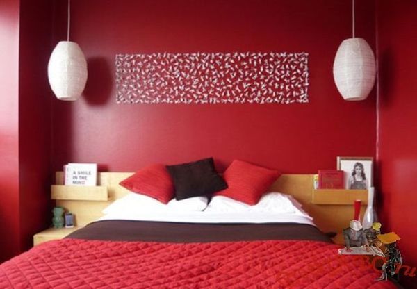 Un exemple de lit rouge