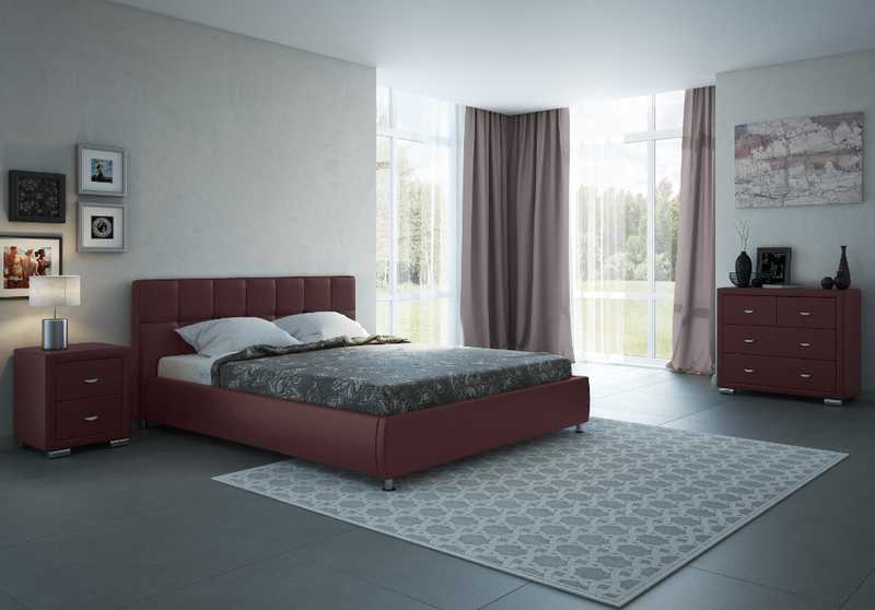 Utilisation d'un lit bordeaux