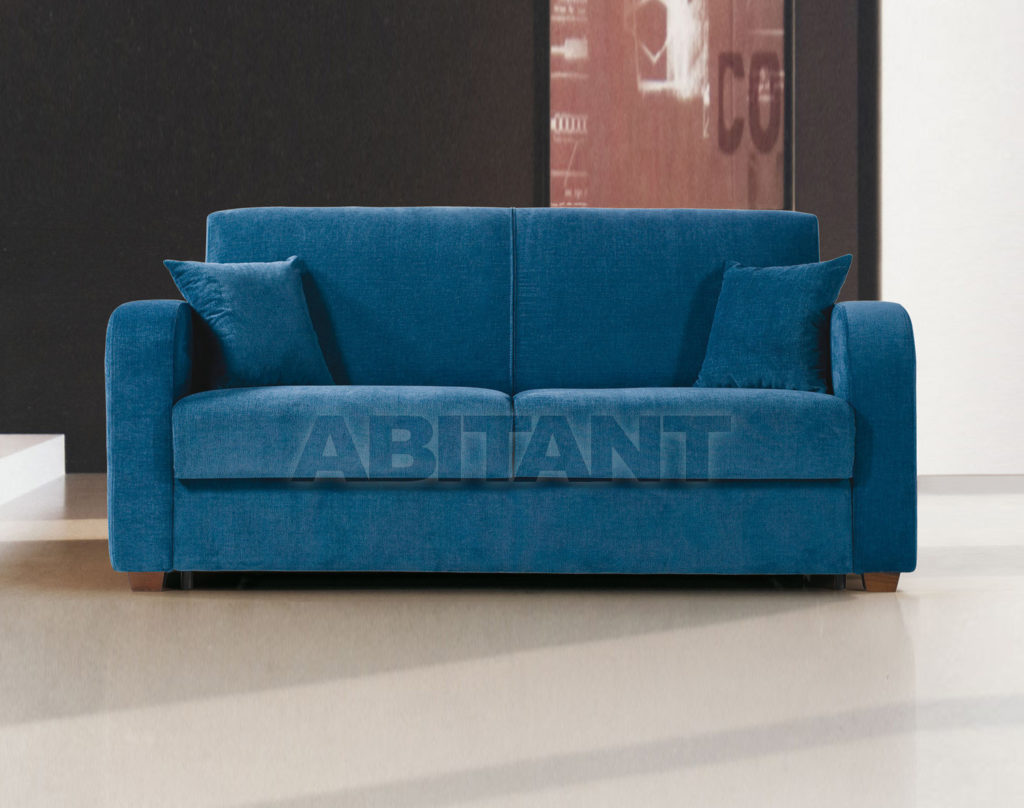 Canapé en velours bleu pour la maison