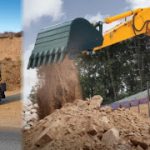 Principales caractéristiques des pelles sur pneus